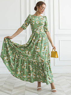 Платье женское MARICHUELL MPl00027L(tofy) зеленое 48 RU
