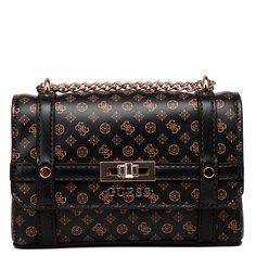 Сумка кросс-боди женская Guess HWPS8862780 темно-коричневая