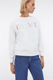 Свитшот женский Baon B1124005 белый XL