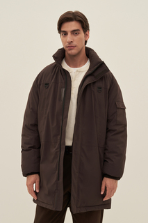 Куртка мужская Finn Flare FAD21055 коричневая L