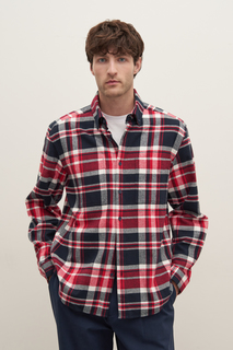 Рубашка мужская Finn Flare FAD21035 разноцветная XL