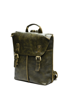 Рюкзак унисекс Igermann 20С996 оливковый, 37х36х10 см