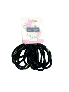 Комплект резинок для волос Queen Fair Классика Black 3501509