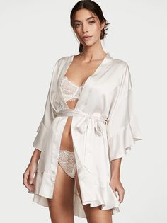 Халат женский Victorias Secret 11207859 белый XL/XXL