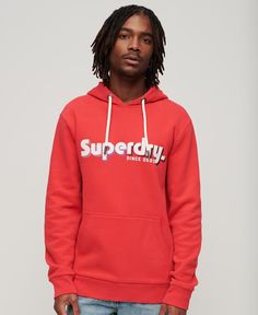 Худи мужское Superdry M2013139A красное S