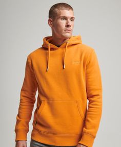 Худи мужское Superdry M2013110A оранжевое 2XL