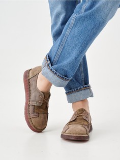 Лоферы женские Highlander 221216-5 коричневые 43 RU