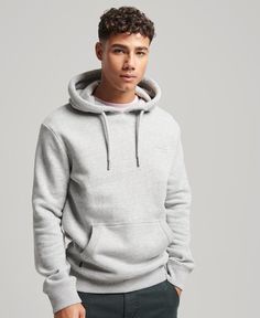 Худи мужское Superdry M2013110A серое 3XL