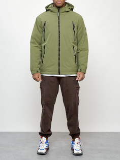 Куртка мужская AD7312 зеленая 4XL No Brand