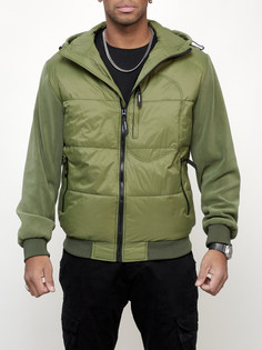 Куртка мужская AD7335 зеленая XL No Brand