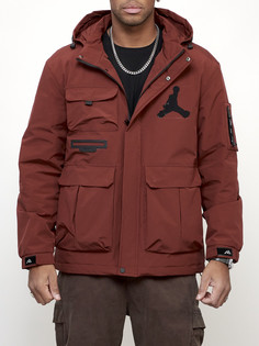 Куртка мужская AD705 бордовая 3XL No Brand