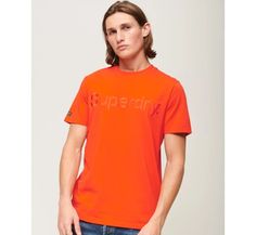 Футболка мужская Superdry M1011755A оранжевая 3XL