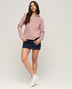 Толстовка женская Superdry W2011962A розовая 8 UK