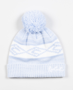 Шапка бини женская Rip Curl WIPEOUT POM-POM BEANIE 7098 cool blue, one size