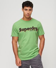 Футболка мужская Superdry M1011756A зеленая S