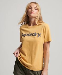 Футболка женская Superdry W1011243A золотистая 6 UK