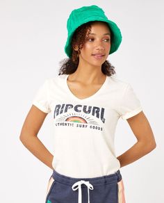 Футболка женская Rip Curl 039WTE бежевая L