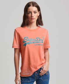 Футболка женская Superdry W1011246A красная 10 UK