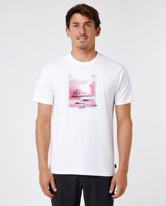 Футболка мужская Rip Curl 045MTE белая L