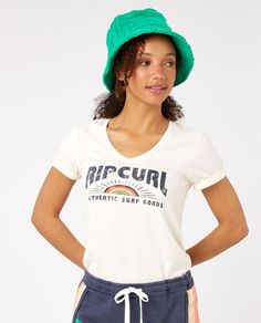 Футболка женская Rip Curl 039WTE бежевая S