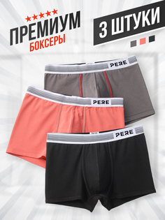 Комплект трусов мужских PERE Bright разноцветных S, 3 шт.