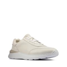 Кроссовки мужские Clarks Sprintlitelace белые 45 EU