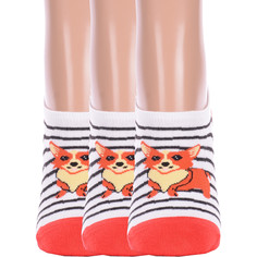 Комплект носков женских Hobby Line 3-ННЖ17-43 разноцветных 36-40, 3 пары