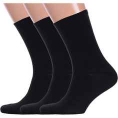Комплект носков мужских Hobby Line 3-Нм090-01 черных 39-44, 3 пары