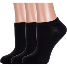 Комплект носков женских Hobby Line 3-Нжу522-1 черных 36-40, 3 пары