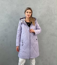 Куртка женская 355 фиолетовая 48 RU No Brand