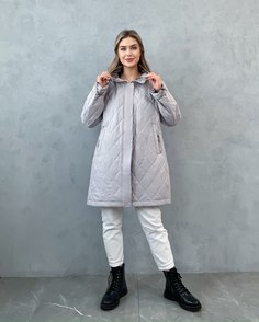 Куртка женская 339 бежевая 54 RU No Brand