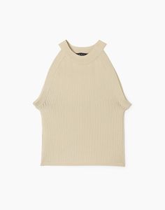 Топ женский Gloria Jeans GTN003880 серый XS/164