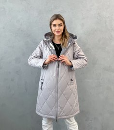 Куртка женская 355 бежевая 56 RU No Brand