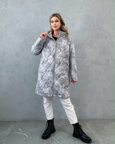 Куртка женская 338 коричневая 48 RU No Brand