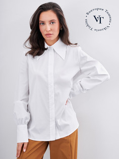 Рубашка женская Модный дом Виктории Тишиной Ван белая XL