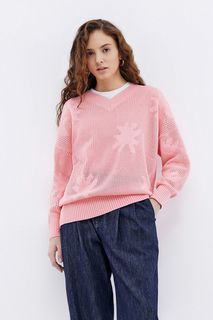 пуловер женский Baon B1324037 розовый 2XL