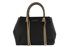 Сумка Baldinini для женщин, на плечо, G1EPWGD30012302, чёрный, бежевый, чёрный-302