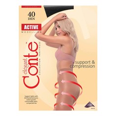 Колготки женские Conte Elegant черные 2