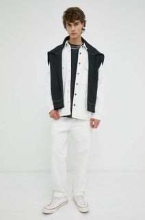 Брюки мужские Lee L75KJC49 белые 36/32