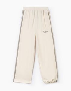 Спортивные брюки женские Gloria Jeans GAC022253 молочный M/170