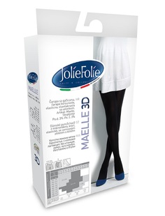 Колготки женские Jolie Folie JF MAELLE 120 3D коричневые 4