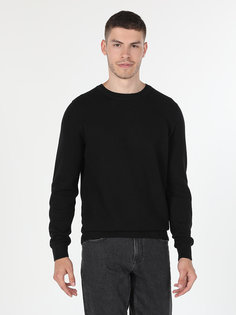 Джемпер мужской Colins CL1046786 черный XS