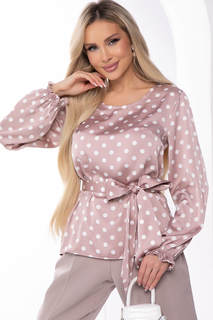 Блуза женская LT Collection Тина розовая 46 RU