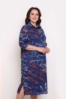 Платье женское Prima Linea 633 синее 164/112-100-120