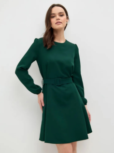 Платье женское SELEYA BETTER CC зеленое 48 RU