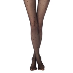 Колготки женские Conte Elegant FANTASY POIS TULLE черные 4