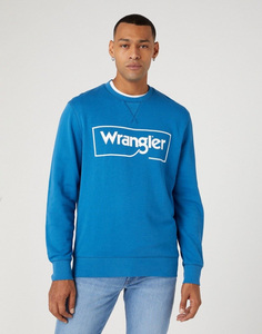 Свитшот мужской Wrangler WRANGLER голубой 3XL