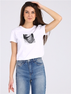 Футболка женская Апрель 10639732 белая 92/164