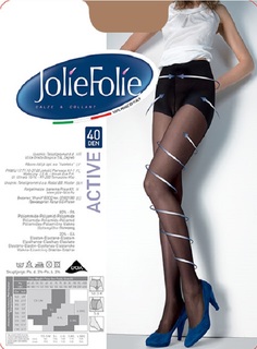 Колготки женские Jolie Folie JF ACTIVE 40 коричневые 3