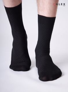 Комплект носков мужских AlexTextile M-5804 черных 43-44, 3 пары